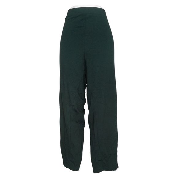 Pantalon Crop Susan Graver Taille M - Vert Premium Stretch - Style Chic Décontracté